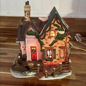 Charming Holiday Cottage with Warm Glow  Christmas Village Harbor Side